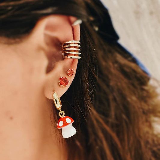 Candongas Honguito Rojo