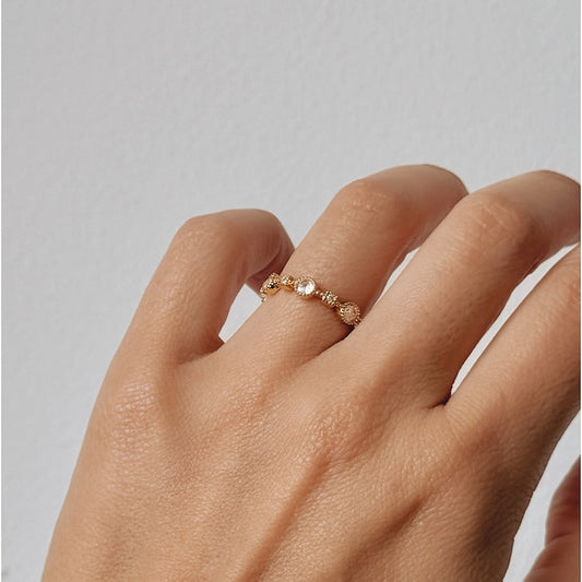 Anillo Puntos Brillantes