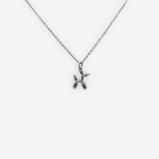 Perrito Globo Plateado