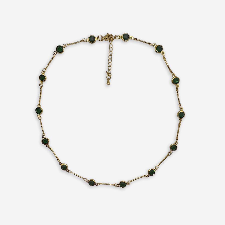 Collar Puntos Verdes