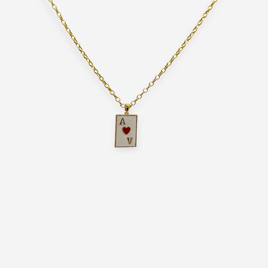 Collar As de Corazones