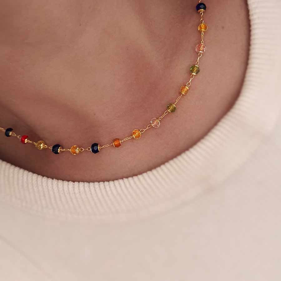 Collar Puntos de Colores