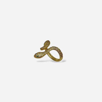 Anillo Serpiente Dorada