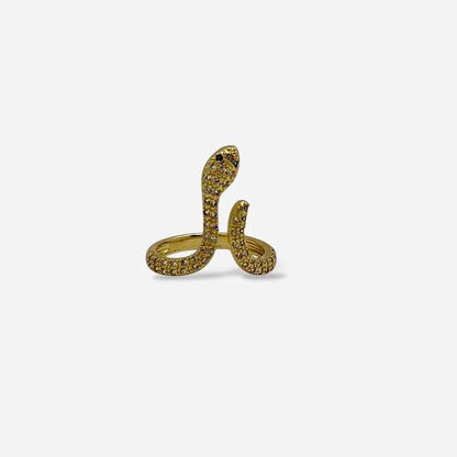 Anillo Serpiente Dorada