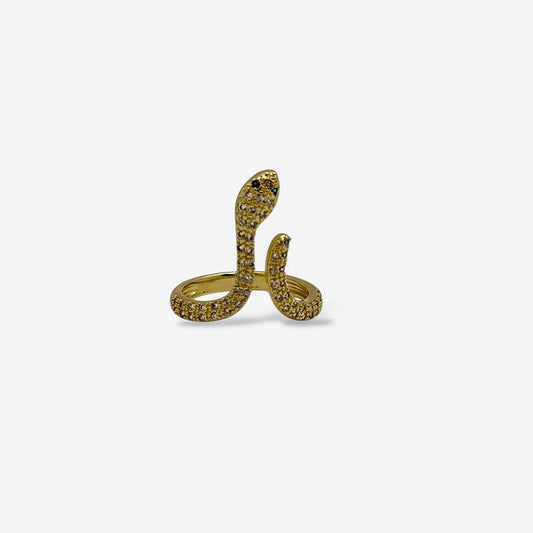 Anillo Serpiente Dorada