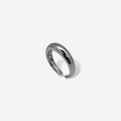 Anillo Clásico Plateado