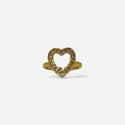 Anillo Corazón Blanco