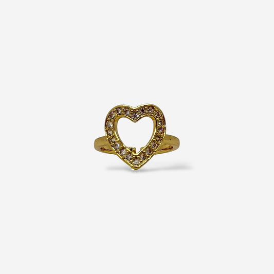 Anillo Corazón Blanco