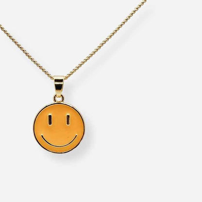 Collar Carita Feliz Amarilla