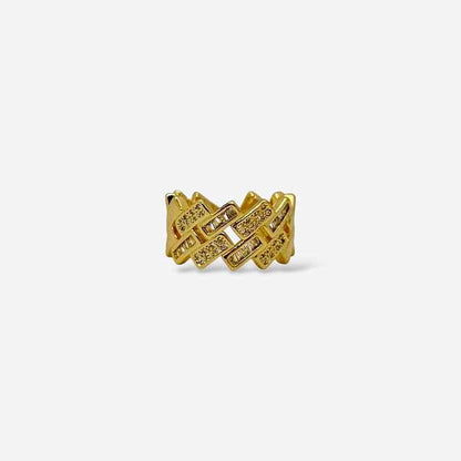 Anillo Grueso con Circonias