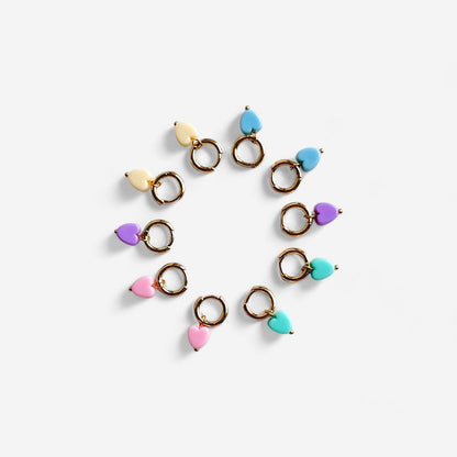 Candongas Corazón Pastel