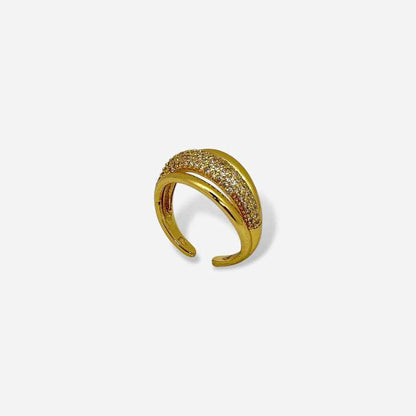 Anillo Triple Brillo