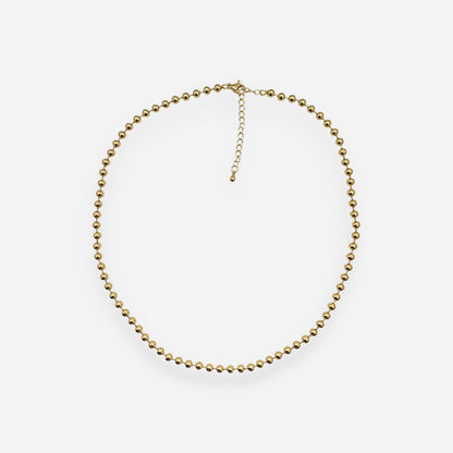 Detalle collar de balines pequeños