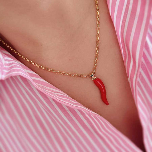 Collar Chile Rojo