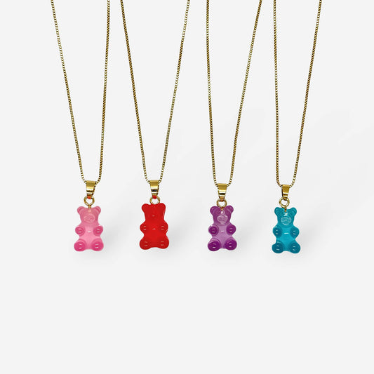 collar-con dije-osos-goma