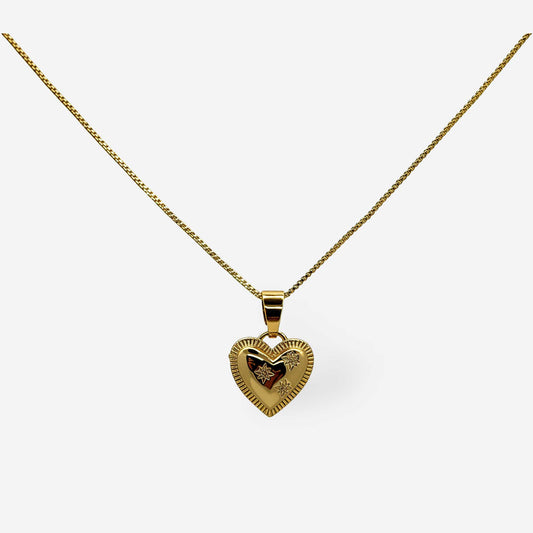Collar Corazón Dorado