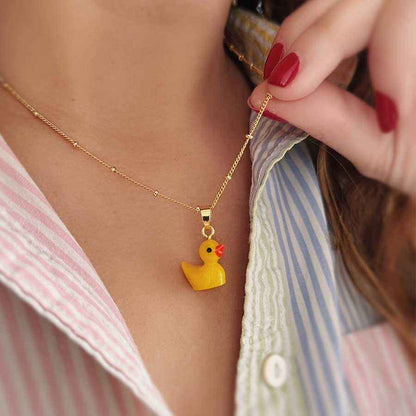Collar Patito Amarillo