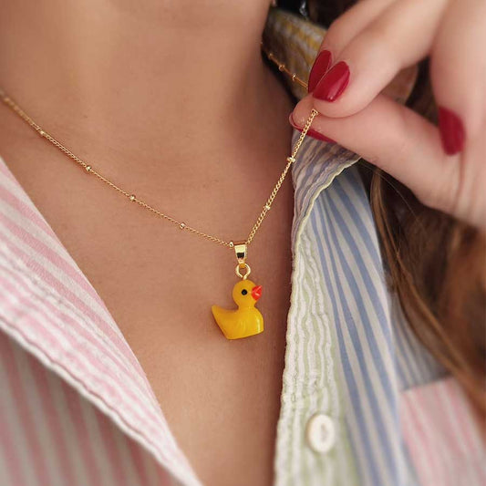 Collar Patito Amarillo