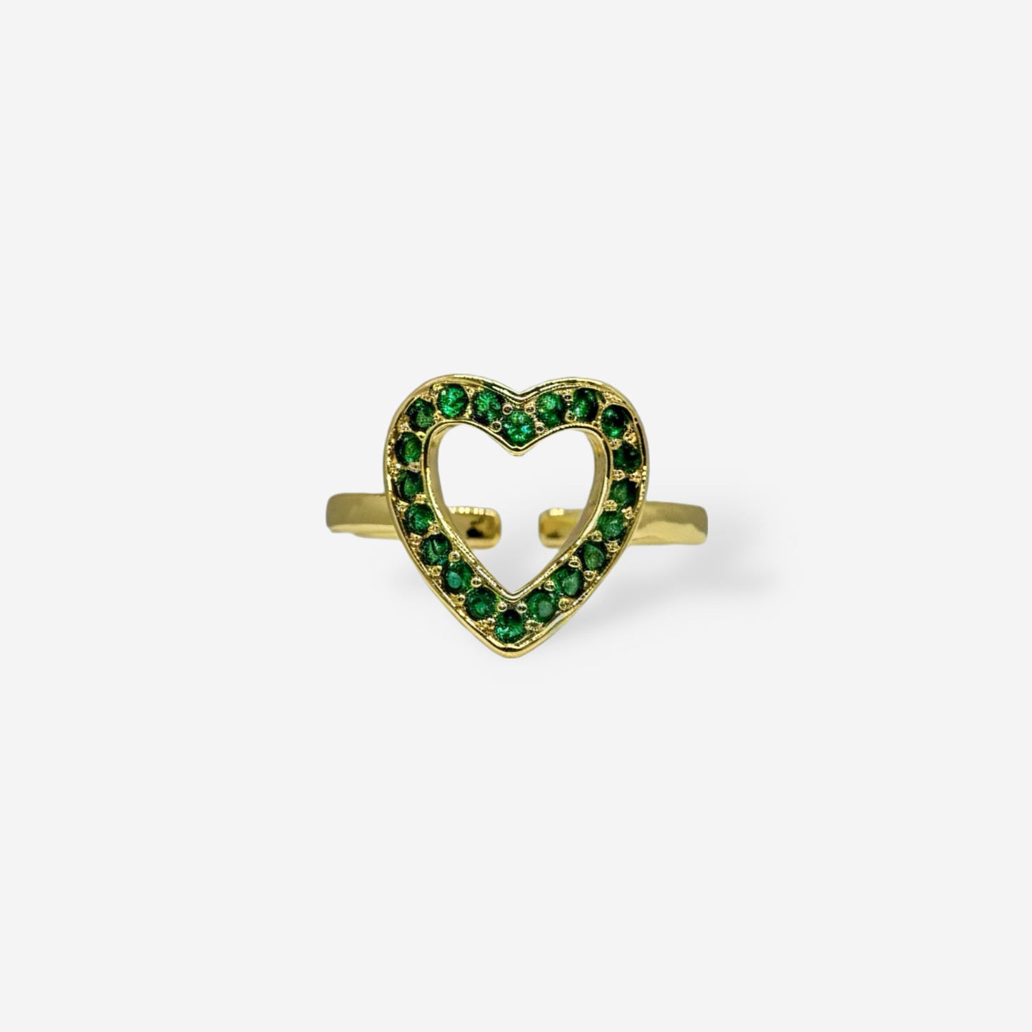 Anillo Corazón Blanco