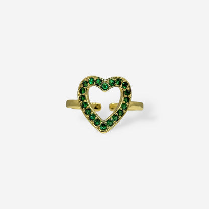 Anillo Corazón Blanco