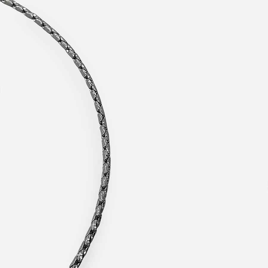 Cadena Serpiente Plateada