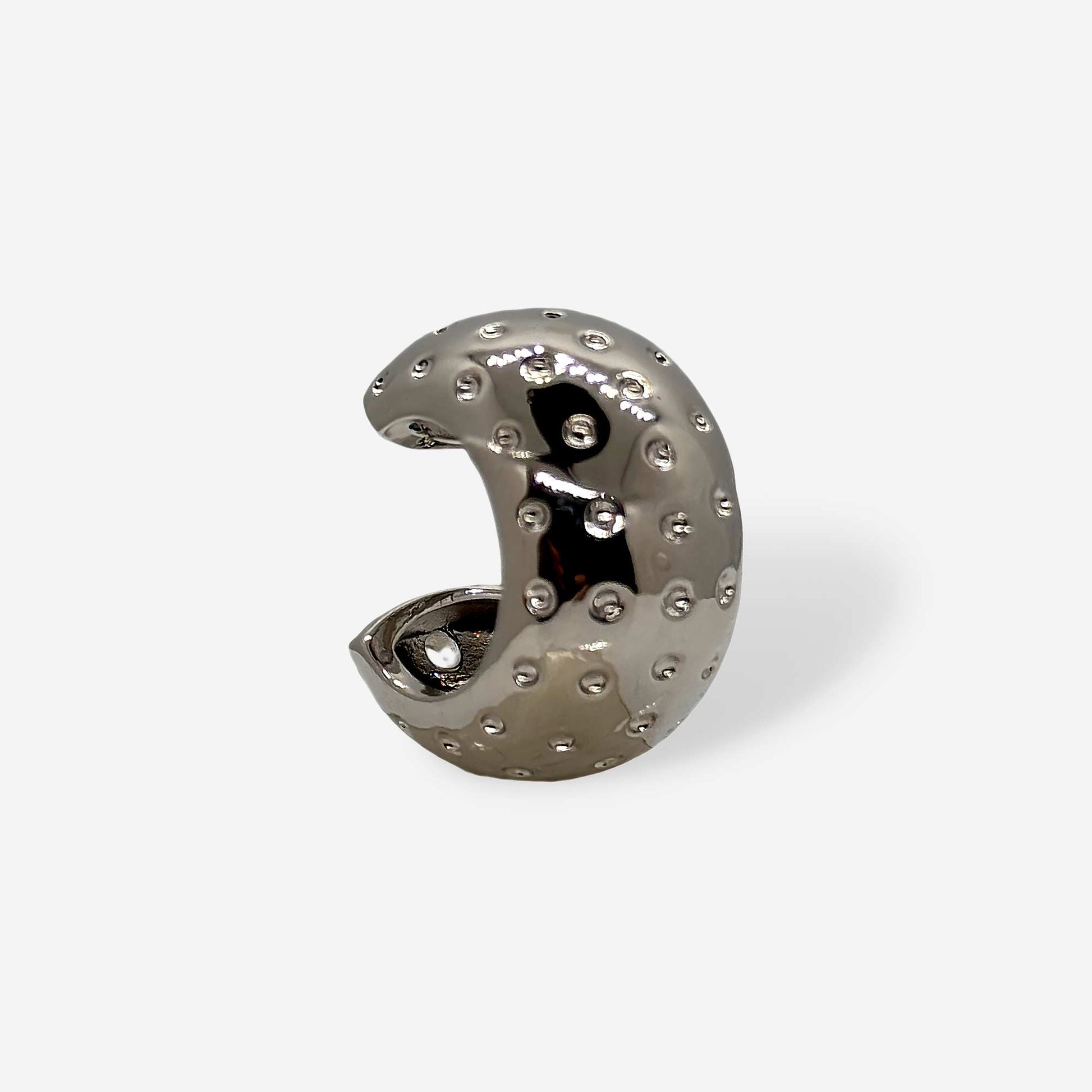 Joyería moderna tipo earcuff plateado