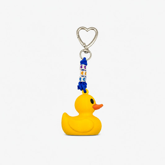 llavero con ddije de pato de ule amarillo en impresión 3Dllaver con ddije de pato de ule amarillo en impresión 3D