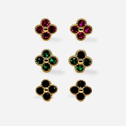 Topitos Mini Trébol Dorado